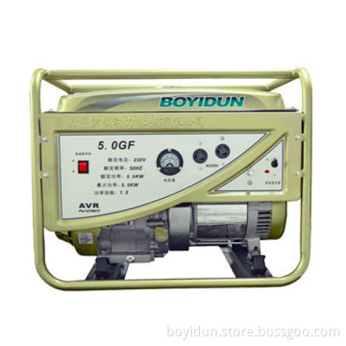 Key start portable gasoline generator, 168f-1 engine